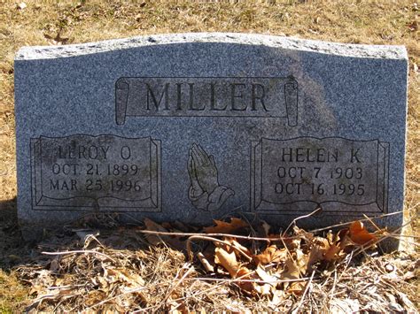 Helen Katherine Klees Miller Find A Grave Memorial