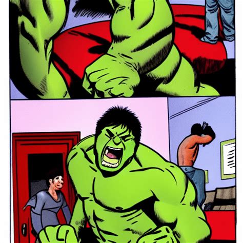 Hulk Spanking People Graphic Creative Fabrica