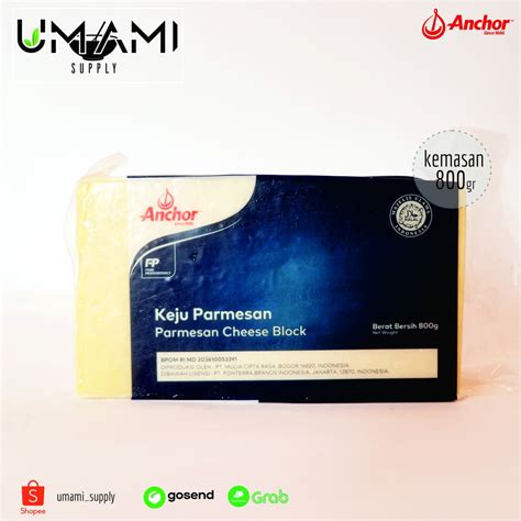 Jual Anchor Keju Parmesan Block REPACK 100gr Shopee Indonesia