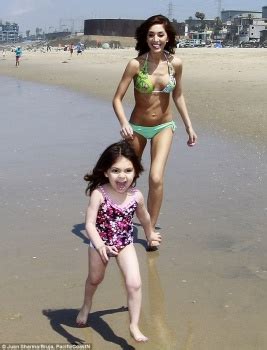 Farrah Abraham In A Skimpy Green Print Bikini At The Beach In Los Angeles April Lq