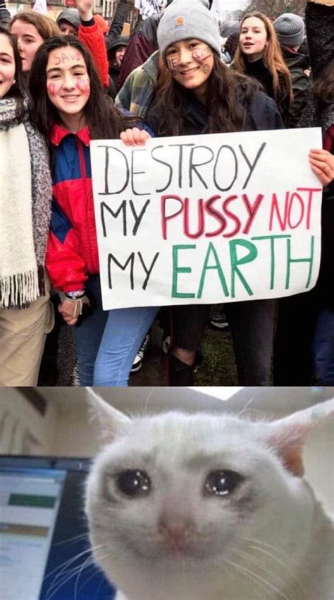 Destroy My Pussy Not My Earth R Memes