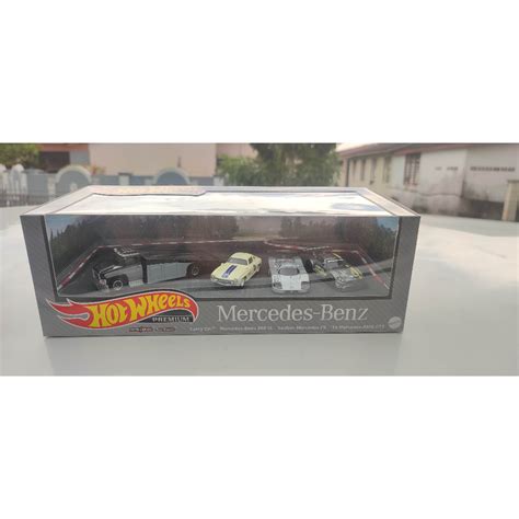 Hot Wheels Premium Mercedes Benz Box Set Shopee Malaysia