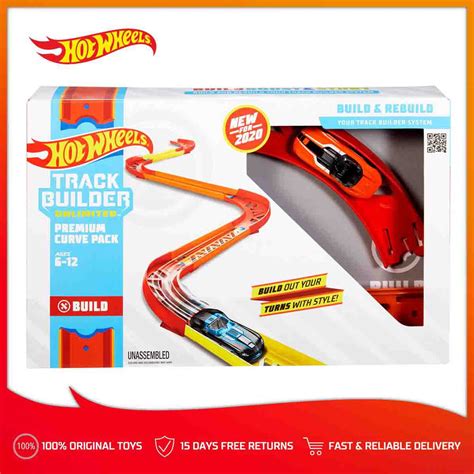 Hot Wheels Track Builder Unlimited Premium Curve Pack Shopee Philippines
