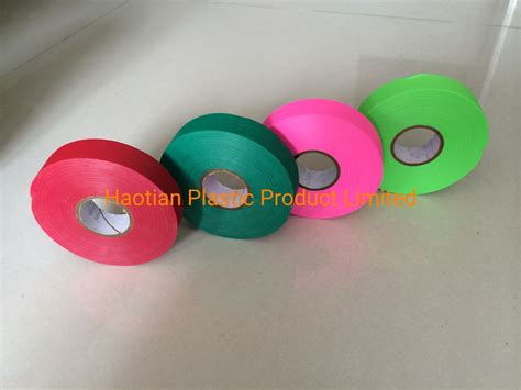 Biodegradable Trail Marking Ribbon PVC Flagging Tape - Tie Tape and