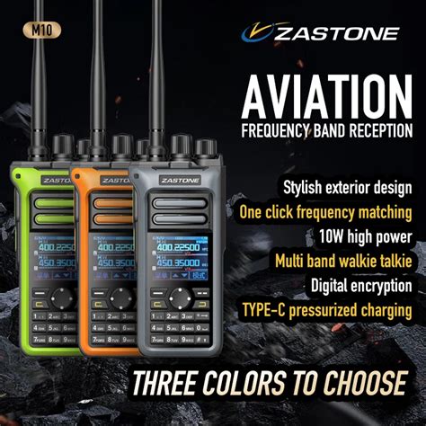 Любительская рация ZASTONE M10 10 Вт, Любительская двухсторонняя ...