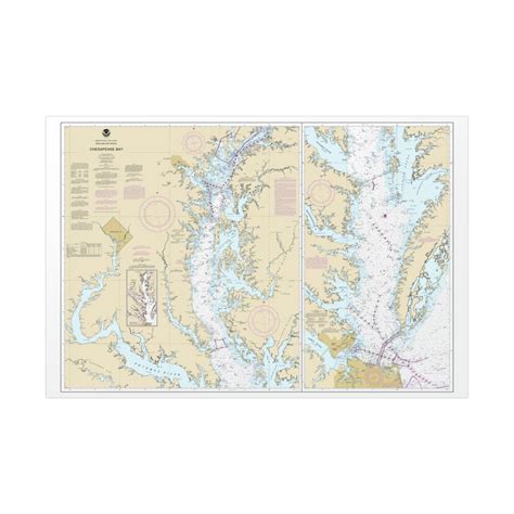 Chesapeake Bay Chart Print