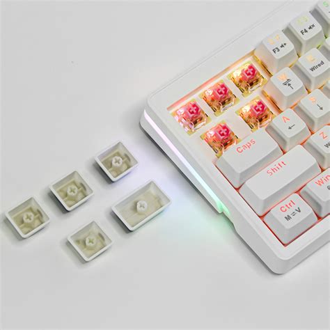 Za Hot Swappable Wired Rgb Mechanical Keyboard Tnt Yellow Switch Linear Wired Salamon