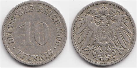 Kaiserreich Pfennig F Gro Er Adler Kupfer Nickel Sehr Sch N