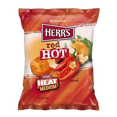 Lsnf Red Hot Potato Chips Ounce Pack Of Bags Walmart