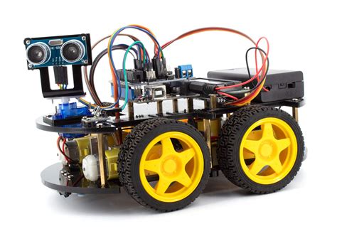 yourdroid uno  wd smart car roboter bausatz roboter bausatzde