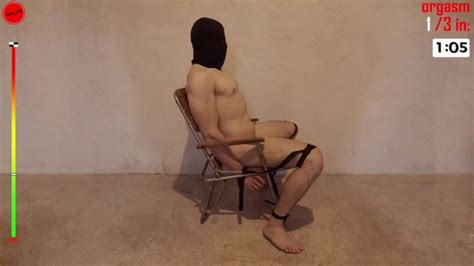 Orgasms Impaled On Dildo Tied To Chair Restrained Prostate Milking Session Hands Free Trailer