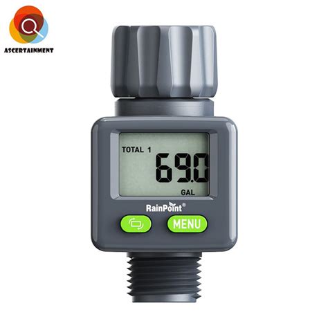 Счётчик расхода воды Rainpoint с соединителями для полива сада ...