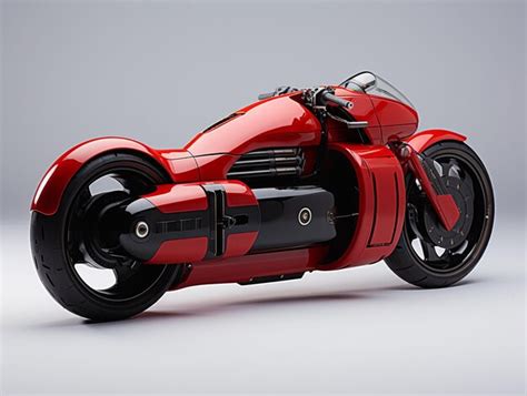 Premium Photo | Sideview of a futuristic motorcycle concept