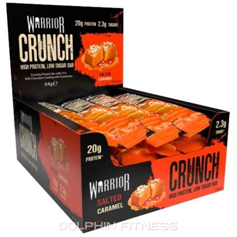 Warrior Crunch Bar 12 X 64g White Chocolate Crisp