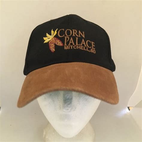 Vintage Corn Palace Strapback Hat 1990s 80s Z1 Gem