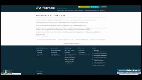 AlfaTrade Test - Erfahrungsbericht - Deutschefxbroker - YouTube