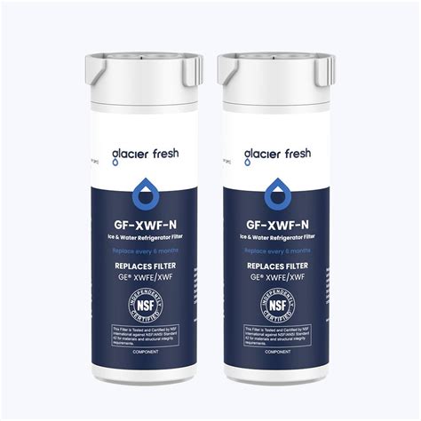 ge xwfe water filter replacement nsf certified glacierfresh xwfe