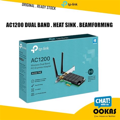 Tp Link Archer T E Ac Wireless Dual Band Pci Express Pci E Wifi