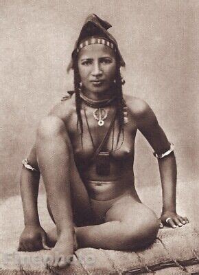 Vintage Print TIMBUKTU FEMALE NUDE West Africa Mali Native Indian Photo Art EBay