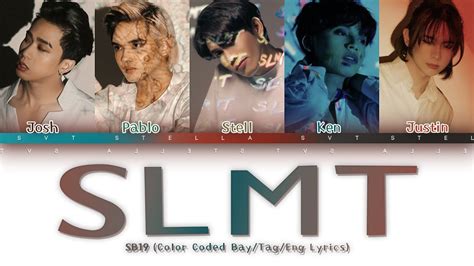 SB19 SLMT Color Coded Bay Tag Eng Lyrics YouTube