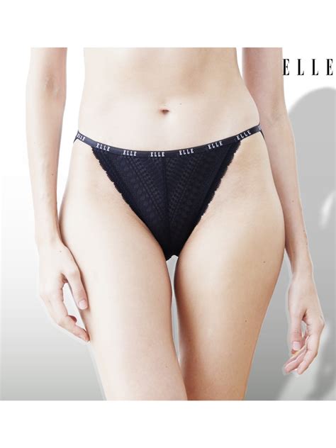 ELLE Lingerie กางเกงในรปแบบ Sexy Lowrise ดไซนดวยผาลกไมในสไตลฝรงเศส LU1936 Shopee