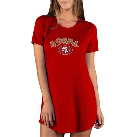 San Francisco 49ers Concepts Sport Women's Marathon Knit Nightshirt ...