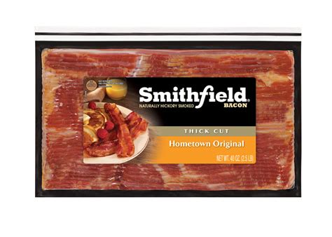 hometown original bacon thick cut stackpack smithfield