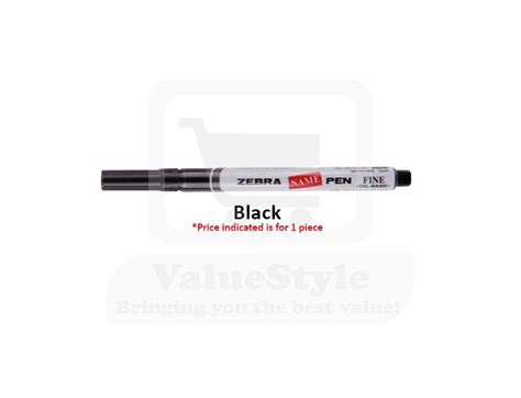 Zebra Name Pen Permanent Marker Fine Tip Marker Writing