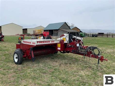 Freeman 380 Baler Booker Auction Company