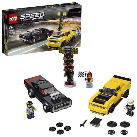 Lego Speed Champions Dodge Challenger SRT Demon de 2018 y Dodge Charger ...