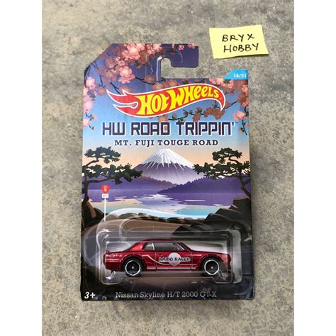 Hot Wheels Hw Road Trippin Mt Fuji Touge Road Nissan Skyline H T Gt X Red