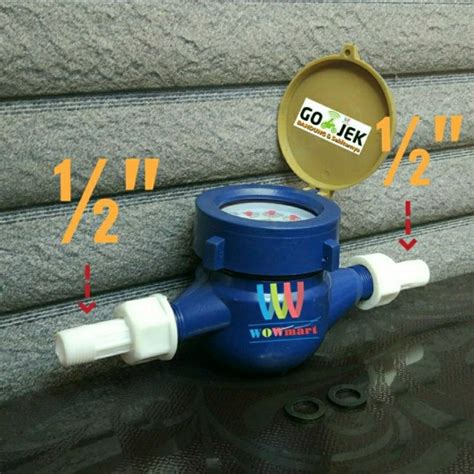 Jual Meteran Air Pam Plastik Pvc Pdam Water Meter Anti Karat Dan