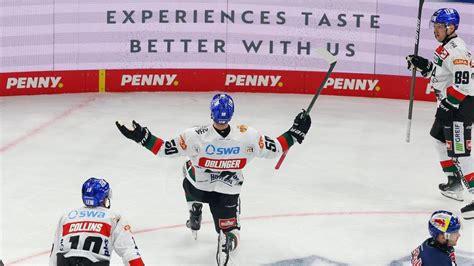 Augsburger Panther Panther gewinnen in der neuen Münchner Eishockeyarena