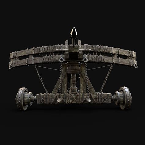 Medieval Balista - 3D Model by Enterables