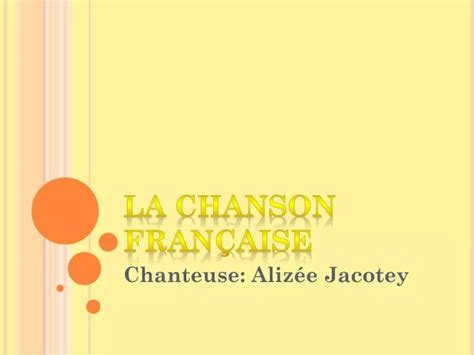 Ppt La Chanson Française Powerpoint Presentation Free Download Id