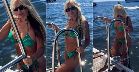 Los primeros días del verano de Graciela Alfano baile en bikini y cuestionamientos a Pampita