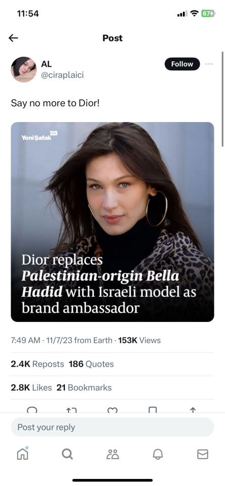 Most Ugly On Tumblr Bella Hadid May Be Grotesquely Fuck Ugly As Fuck But Dior Did Not Fucking