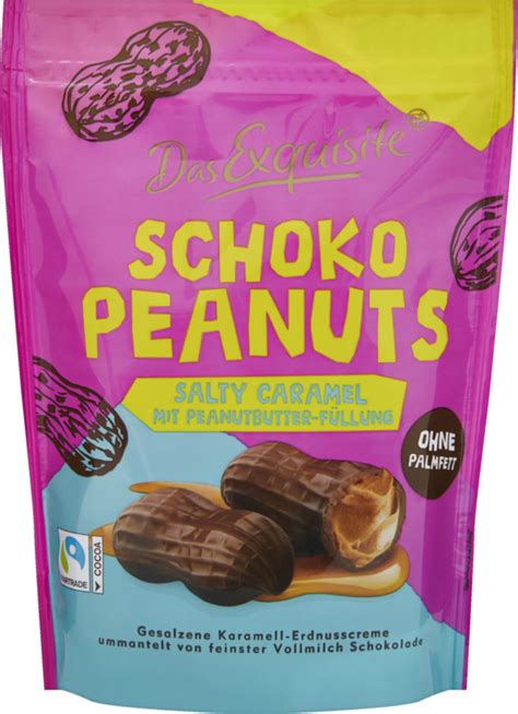 Das Exquisite Schoko Peanuts Salty Caramel Mit Peanutbutter F Llung Von