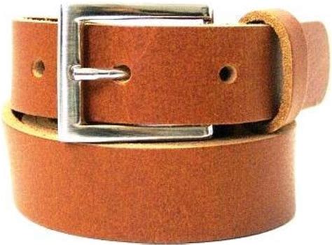 Cognac Leren Riem 3 Cm Breed Echt Leren Broekriem Met Nikkelvrije