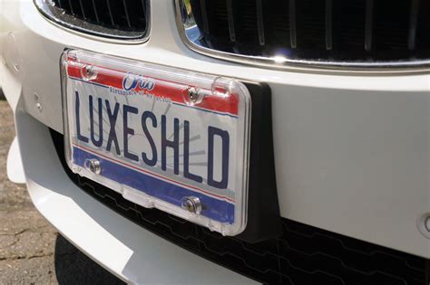 Crystal Clear License Plate Cover - Luxe Shield