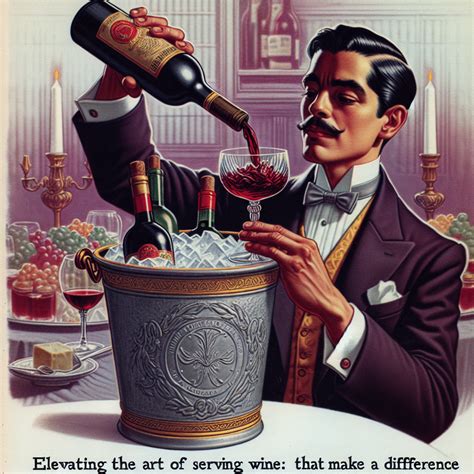 Distinción en Cada Copa: La Cubitera Que Eleva el Arte de Servir Vino ...