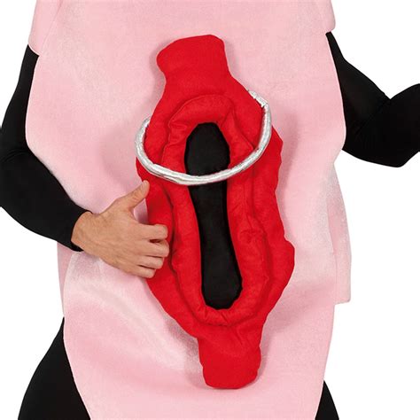 Vagina Med Piercing Kostume Partyking