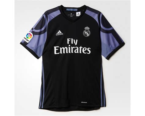 Adidas Real Madrid Mens 3rd Jersey 2016/17-Black