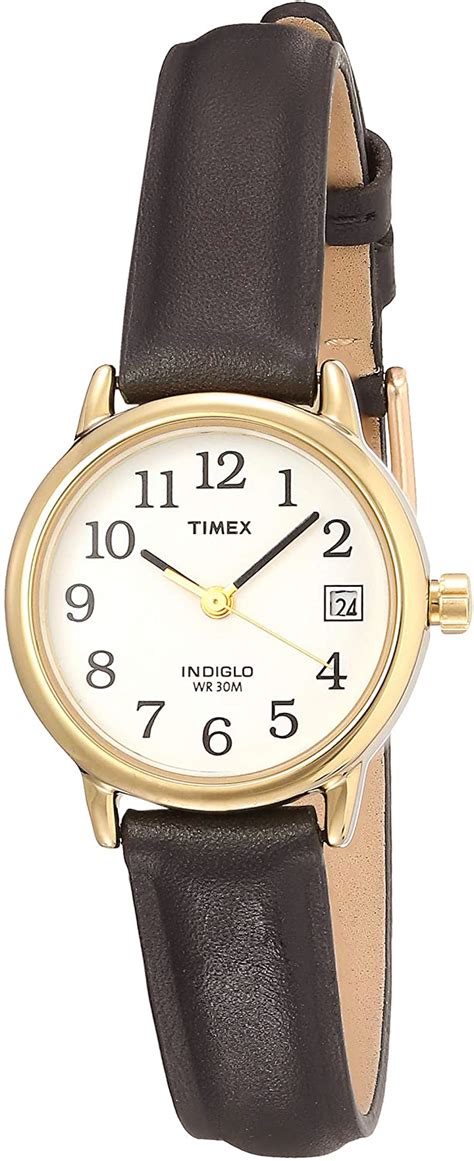 Timex Womens Indiglo Leather Strap Watch