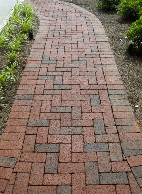 Rumbled Full Range Clay Pavers By Pine Hall Brick Are Tumbled After