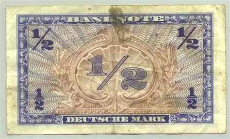 R Deutschland Halbe Deutsche Mark Serie Original