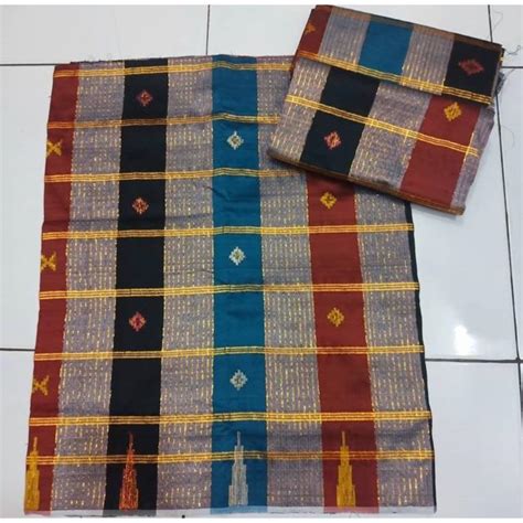 Jual Kain Sarung Tenun Sutra Asli Sengkang Original Silk Shopee