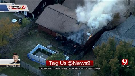 Fire Crews Battle Nw Okc House Fire