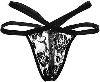 Amazon Zzalalana Womens Sexy Lingerie G String Thongs Lace Underwear Panties Strappy Briefs