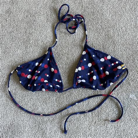 Billabong Polka Dot Bikini Top Adjustable Depop